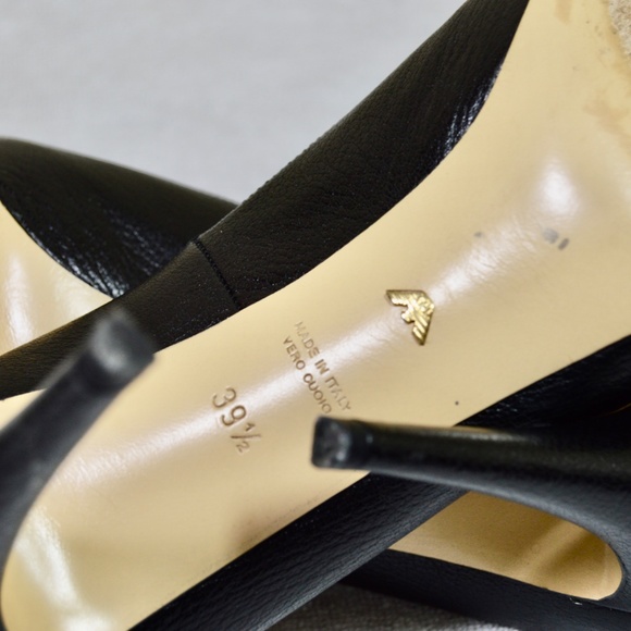 Black Round Toe Hidden Platform Pumps Made in Italy 🇮🇹 - Picture 13 of 13